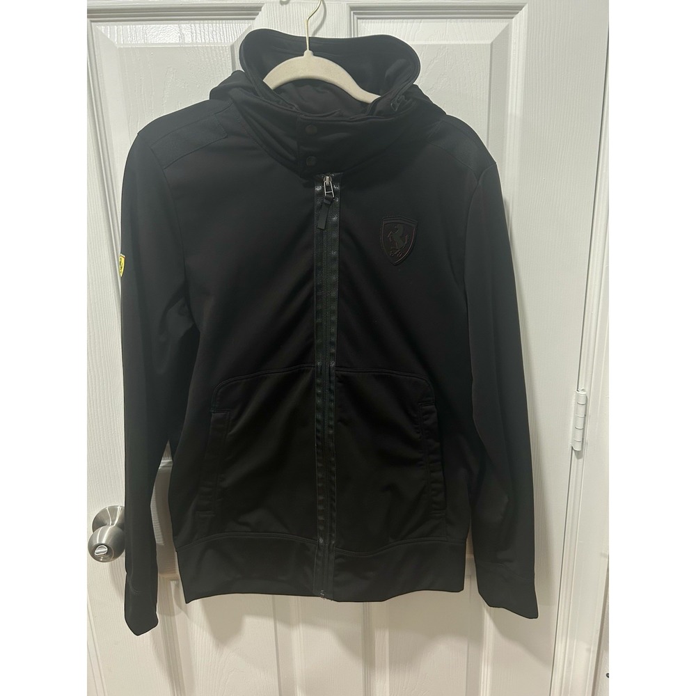 Puma X‎ Ferrari Scuderia Jacket Small Subdued Logo Italy Flag Exc Cond